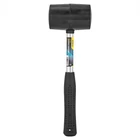 Kép 1/3 - Gumikalapács Deli Tools EDL5616, 0.5kg (fekete)