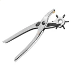 Kép 3/4 - Bőrlyukasztó 9" Deli Tools EDL1919C (ezüst)