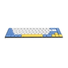 Kép 2/3 - Bezprzewodowa klawiatura mechaniczna Dareu EK868 Bluetooth (biało-niebiesko-żółta)