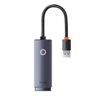 Kép 1/6 - Baseus Lite Series USB-RJ45 hálózati adapter, 1000 Mbps (szürke)