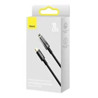 Kép 3/6 - USB-C és Lightning kábel Baseus Explorer, 20 W, 1 m (fekete)