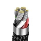 Kép 5/6 - USB-C és Lightning kábel Baseus Explorer, 20 W, 1 m (fekete)