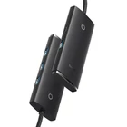 Kép 3/6 - Baseus Lite Series 4 az 1-ben hub, USB - 4x USB 3.0, 1m (fekete)