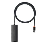 Kép 2/6 - Baseus Lite Series 4 az 1-ben hub, USB - 4x USB 3.0, 1m (fekete)