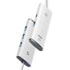 Kép 3/6 - Baseus Lite Series 4 az 1-ben hub, USB - 4x USB 3.0, 1m (fehér)