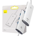 Kép 1/6 - Baseus Lite Series 4 az 1-ben hub, USB - 4x USB 3.0, 1m (fehér)