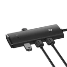 Kép 5/6 - Baseus Lite Series 4 az 1-ben hub, USB-C - 4x USB 3.0 + USB-C, 25cm (fekete)