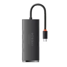 Kép 2/6 - Baseus Lite Series 4 az 1-ben hub, USB-C - 4x USB 3.0 + USB-C, 25cm (fekete)