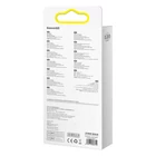 Kép 9/9 - Baseus Flash Series 3 az 1-ben USB-kábel, USB-C + micro USB + Lightning, 100W, 1.2m (fekete)