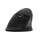 Kép 2/3 - Vezeték nélküli függőleges egér Delux M618Mini DB BT+2.4G 2400DPI (fekete)