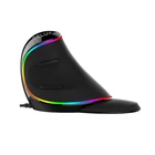 Kép 2/5 - Függőleges egér Delux M618Plus 4000DPI RGB