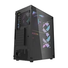 Kép 3/8 - Darkflash DK352 Plus számítógépház + 4 ARGB ventilátor (fekete)