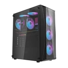 Kép 8/8 - Darkflash DK352 Plus számítógépház + 4 ARGB ventilátor (fekete)