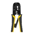 Kép 1/5 - Deli Tools EDL4971 Ethernet csatlakozó krimpelő fogó, 4/6/8P, RJ45/RJ14/RJ12/RJ9