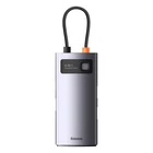 Kép 2/7 - Baseus Metal Gleam Series 4 az 1-ben hub, USB-C - 3x USB 3.0 / Ethernet RJ45