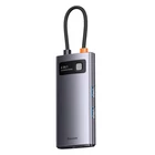 Kép 5/7 - Baseus Metal Gleam Series 4 az 1-ben hub, USB-C - 3x USB 3.0 / Ethernet RJ45