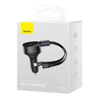 Kép 5/5 - Baseus Enjoyment autós töltő USB-C + Lightning kábellel, 3A, 30W (fekete)