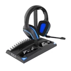 Kép 2/3 - Wielofunkcyjna podstawka do konsoli PS4 iPega PG-P4009 (czarna)
