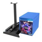 Kép 3/3 - Wielofunkcyjna podstawka do konsoli PS4 iPega PG-P4009 (czarna)