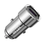 Kép 1/2 - Vipfan C07 autós töltő, USB, 5A (ezüst)