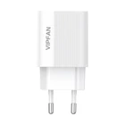 Kép 7/8 - VFAN E01 hálózati töltő, 1x USB, 2,4A + Lightning kábel (fehér)