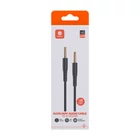 Kép 2/3 - Mini jack 3.5mm AUX kábel VFAN L04 1m, aranyozott (fekete)