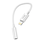 Kép 3/3 - VFAN L07 Lightning 3.5mm-es mini jack 3.5mm-es AUX kábel, 10cm (fehér)