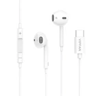 Kép 1/4 - Vezetékes fülhallgató VFAN M14 , USB-C, 1,1 m (fehér)