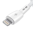 Kép 1/2 - USB és Lightning kábel VFAN Racing X05, 3A, 3m (fehér)