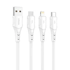 Kép 4/4 - Kabel USB do Lightning VFAN Colorful X12, 3A, 1m (biały)