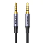 Kép 1/2 - UGREEN AV183 mini jack kábel 3,5 mm, AUX, 1m (fekete)