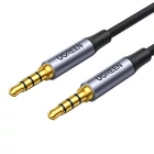 Kép 2/2 - UGREEN AV183 mini jack kábel 3,5 mm, AUX, 1m (fekete)