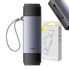 Kép 1/7 - Baseus Lite Series SD/TF memóriakártya olvasó, USB + USB-C (szürke)