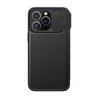 Kép 1/2 - Nillkin Qin Pro Leather Case for iPhone 14 Pro (Black)