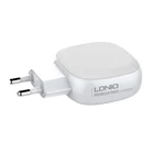 Kép 4/5 - Ładowarka sieciowa LDNIO A3510Q, 2x USB + USB-C, PD + QC 3.0, 32W (biała)