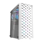 Kép 1/6 - Darkflash DK351 számítógépház + 4 RGB ventilátor (fehér)