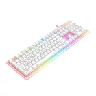 Kép 2/4 - Klawiatura Gamingowa Havit KB876L RGB (biała)