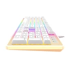 Kép 3/4 - Klawiatura Gamingowa Havit KB876L RGB (biała)