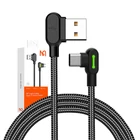 Kép 6/6 - Kábel USB-USB-C szögű Mcdodo CA-5280 LED, 1,2 m (fekete)