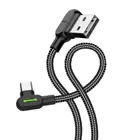 Kép 2/4 - Kábel USB-USB-C szögű Mcdodo CA-5282 LED, 1,8 m (fekete)