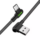 Kép 3/4 - Kábel USB-USB-C szögű Mcdodo CA-5282 LED, 1,8 m (fekete)