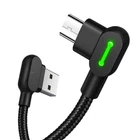 Kép 2/3 - Mcdodo CA-5280 LED USB to Micro USB Cable, 1.8m (Black)