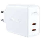 Kép 2/3 - Wall charger Acefast A29 PD50W GAN, 2x USB, 50W (white)