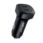 Kép 2/3 - Ładowarka samochodowa Acefast B2, 72W, 2x USB-C (czarna)