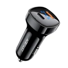 Kép 3/3 - Acefast B4 autós töltő, 66W, USB-C + USB, akkumulátor töltöttségi szint (fekete)
