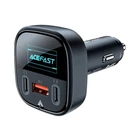 Kép 1/3 - Acefast B5 autós töltő, 101 W, 2x USB-C + USB, OLED (fekete)