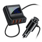 Kép 1/4 - Acefast B8 autós töltő, 3x USB + USB-C, 90 W (fekete)