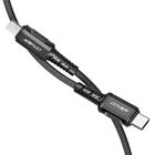 Kép 3/3 - USB-C kábel és Lightning Acefast C1-01-hez, 1,2 m (fekete)