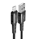 Kép 2/3 - USB kábel és Lightning Acefast C1-02-hez, 1,2 m (fekete)