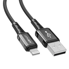 Kép 1/3 - USB kábel és Lightning Acefast C1-02-hez, 1,2 m (fekete)